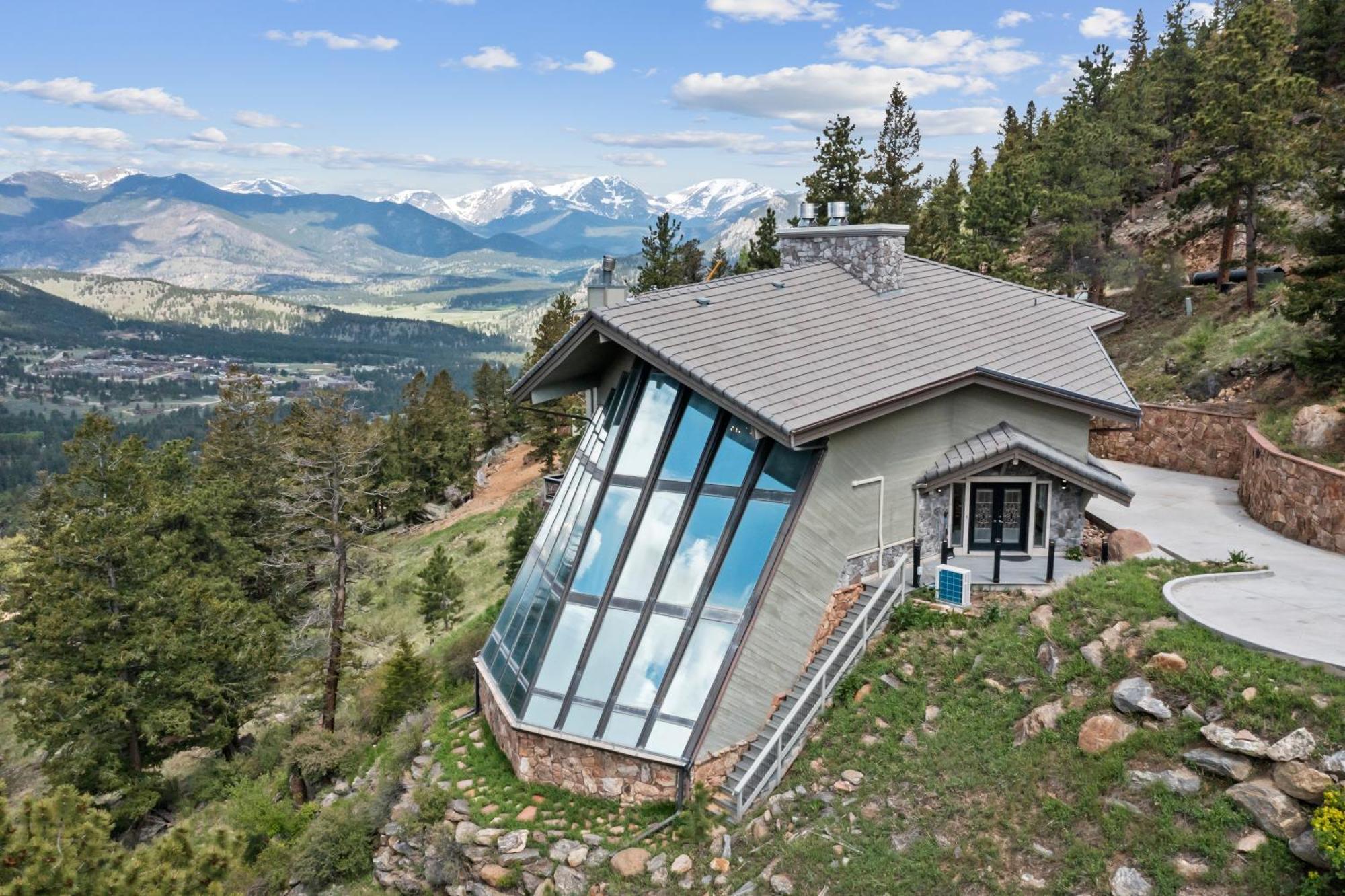 Casa De Cristal-Epic Views-Hottub-Sauna-Sleeps 10-Luxury Linens-Stocked Kitchen Estes Park Eksteriør bilde